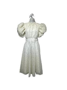 ALB anne louise boutique Safia Puff Sleeve Dress Size 10